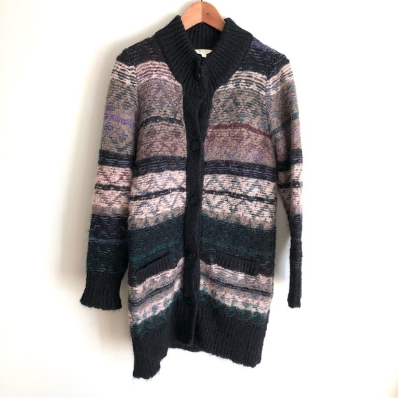 Vanessa Bruno Athe Long Wool Oversized Sweater Cardigan - Picture 13 of 13